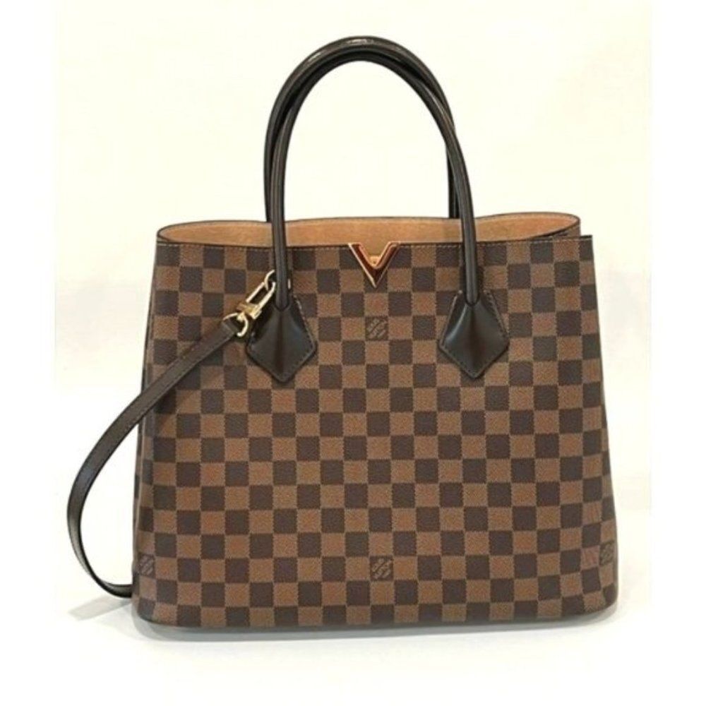 Louis Vuitton Kensington Satchel in Damier Ebene Canvas In Mint Condition